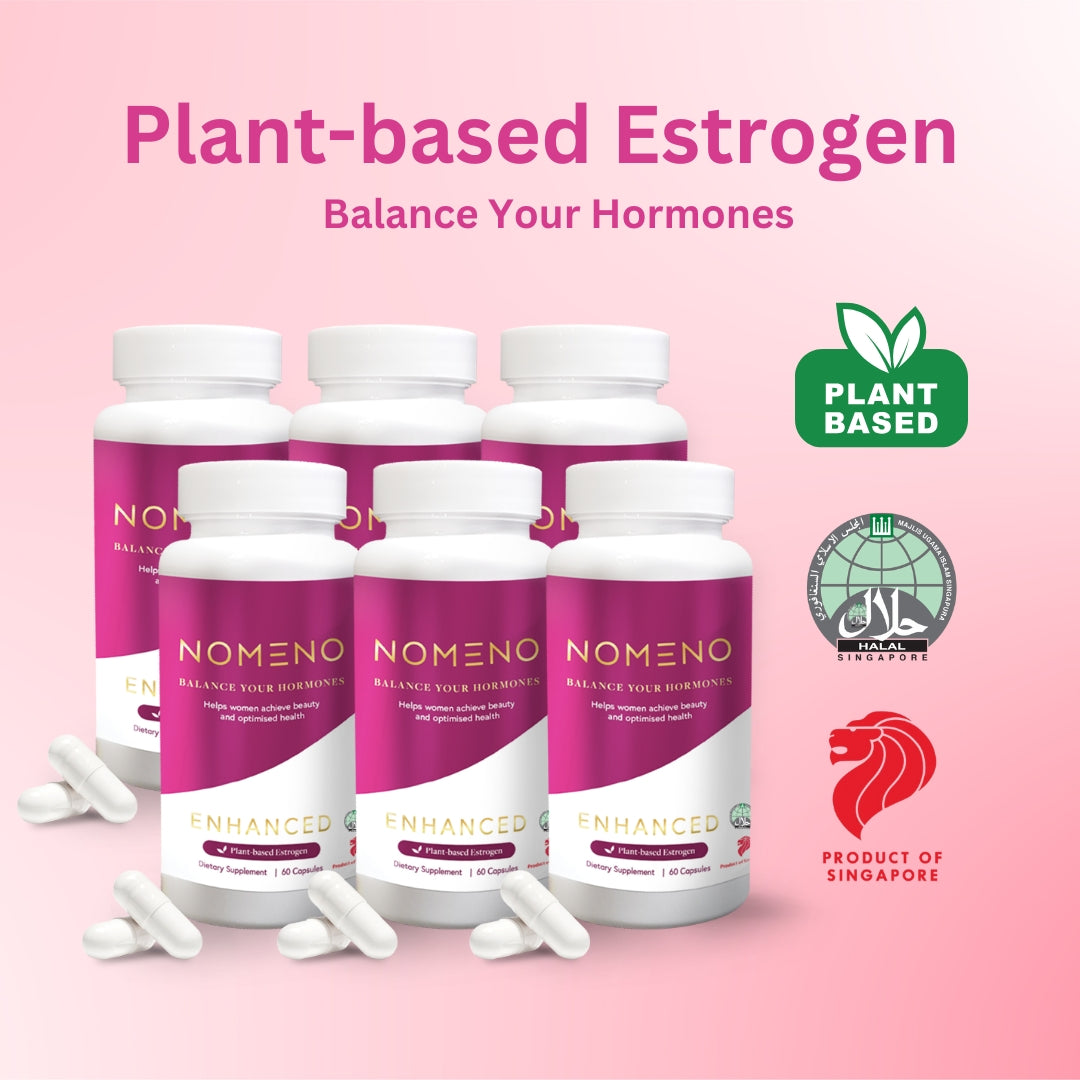 Nomeno 6 bottles Plant-based estrogen & Halal-certified FREE DELIVERY (SG)