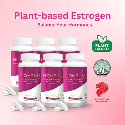 Nomeno 6 bottles Plant-based estrogen & Halal-certified FREE DELIVERY (SG)