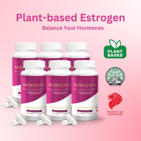 Nomeno 6 bottles Plant-based estrogen & Halal-certified FREE DELIVERY (SG)
