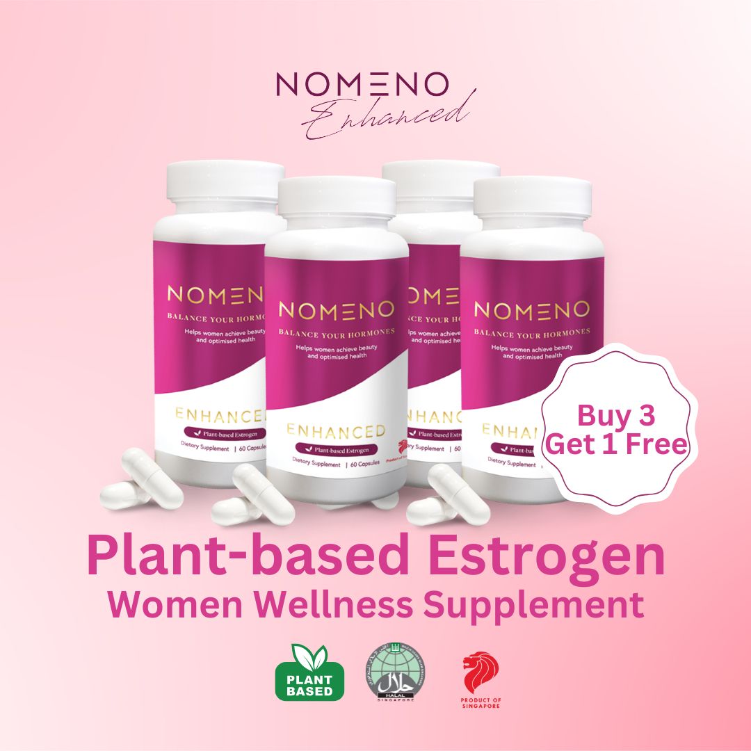 Nomeno Enhanced 4 bottles of Plant-based estrogen & Halal-certified