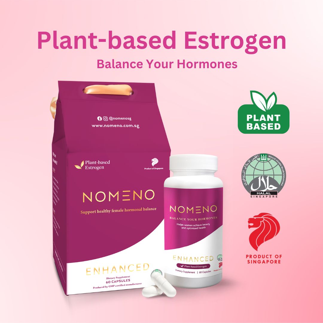 Nomeno Enhanced 4 bottles of Plant-based estrogen & Halal-certified